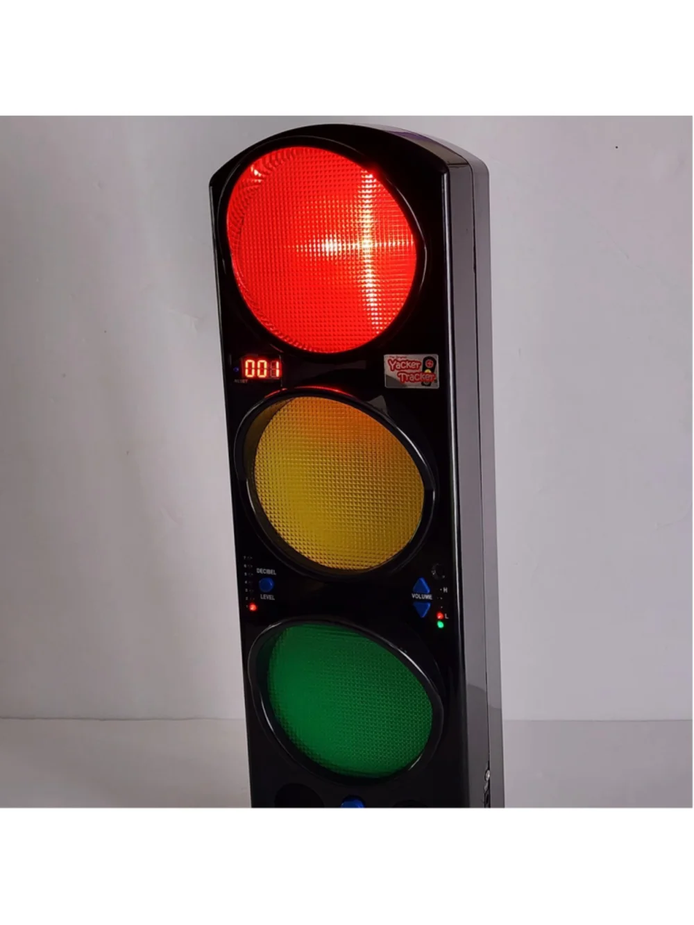 The Original Yacker Tracker Noise Level Monitor Sound Machine Traffic Light + 9V